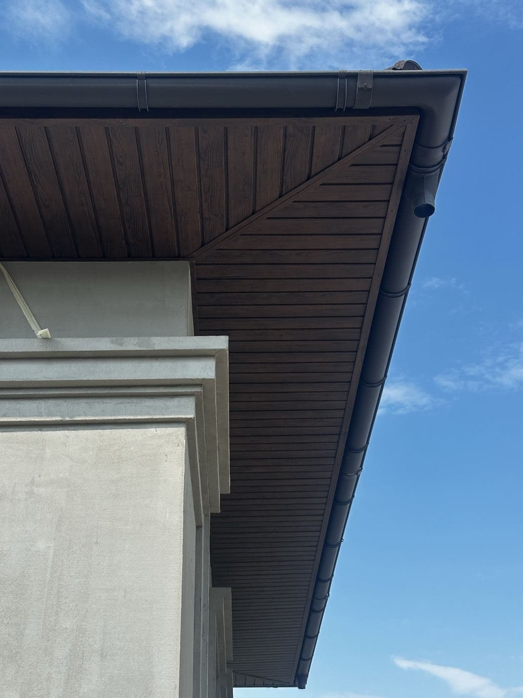 Soffit metalic Imperlux montat — lucrare reală 13