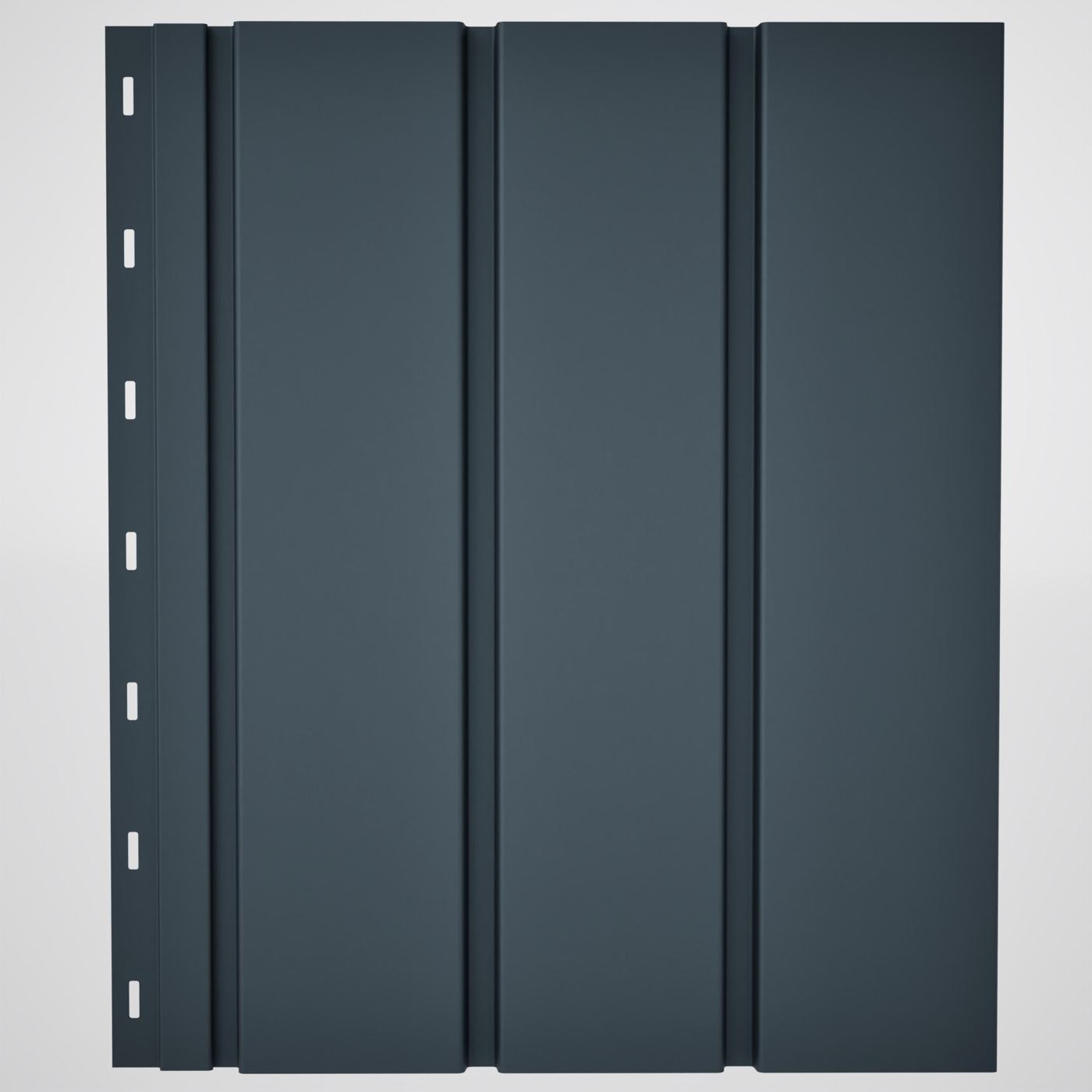 Soffit metalic neventilat pentru streașină, Imperlux — Antracit 7016, Negru 9005, Lemn închis - 1