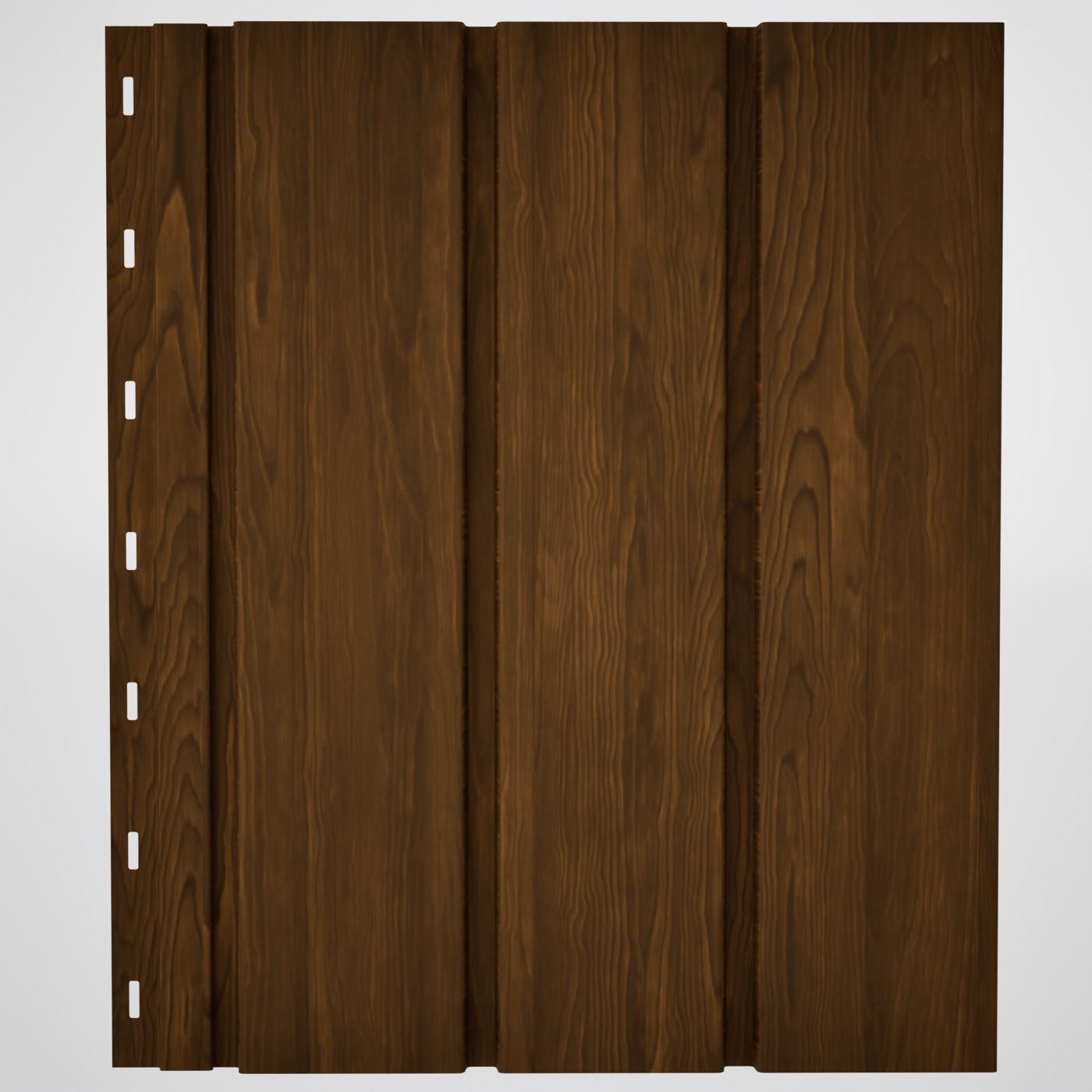 Soffit metalic neventilat pentru streașină, Imperlux — Antracit 7016, Negru 9005, Lemn închis - 3